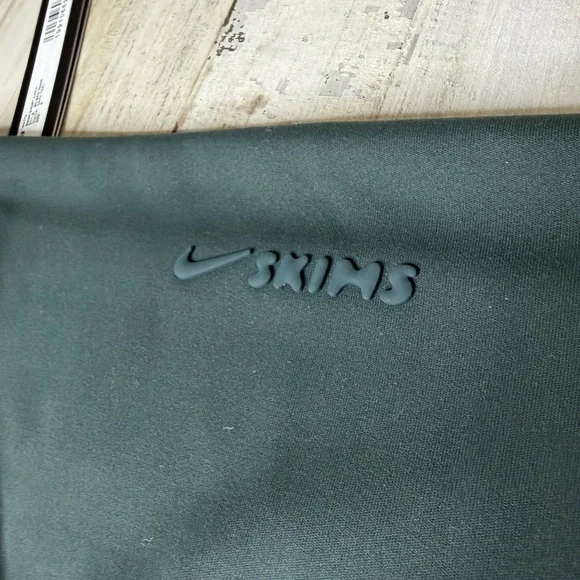 SKIMS High-Rise Bike Shorts in Dark Teal Green - Picture 7 of 7